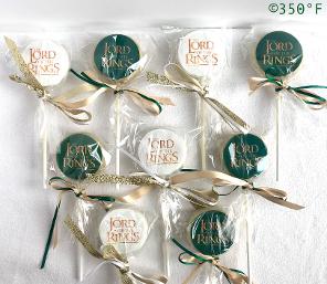 Lord of the Rings cakepops for a corporate event