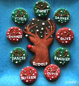 This Rudolf and friends cookie gift set are sure to make a great gift for little elves this holiday season