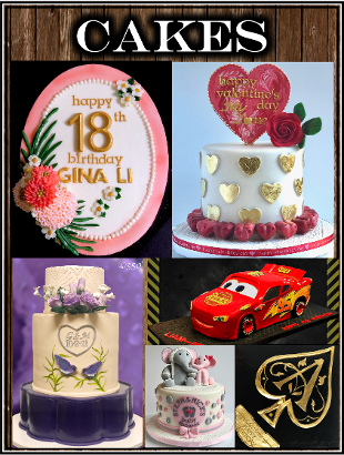 Custom cakes for all occasions