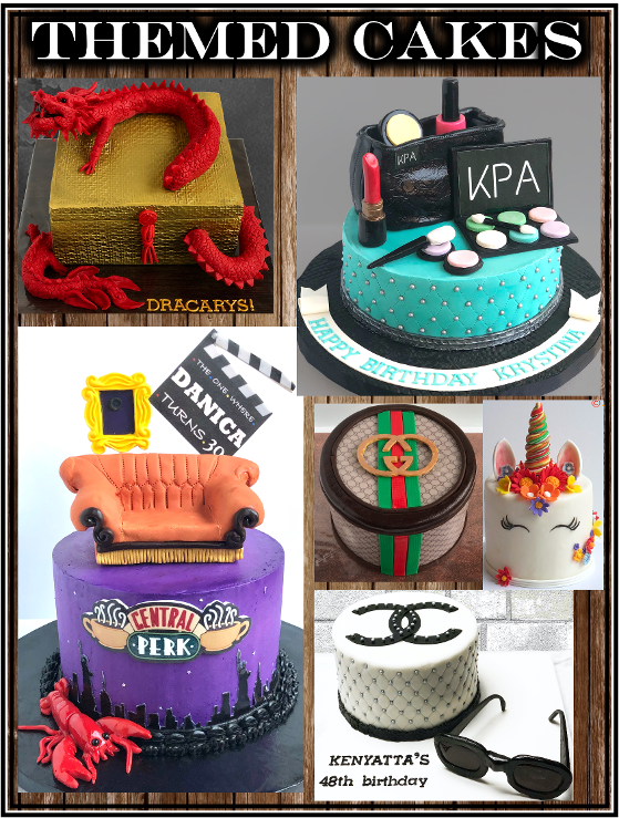 Themed single-tiered cakes