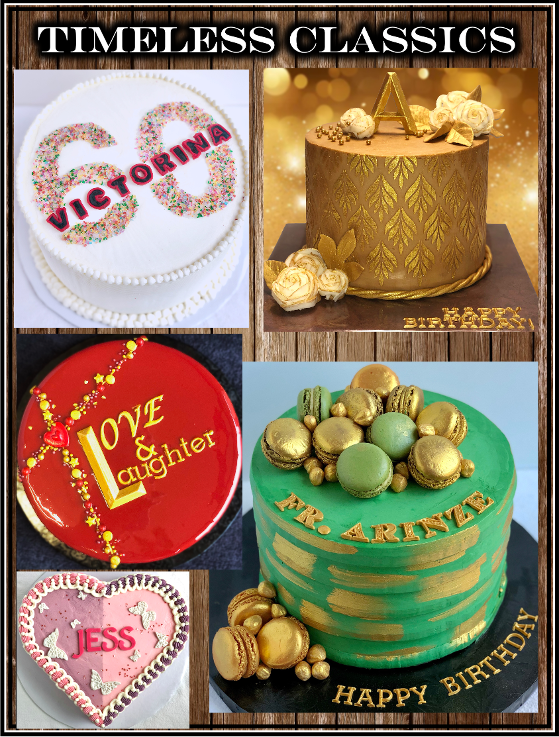 Cake designs with enduring appeal - admired by all generations and across all occasions