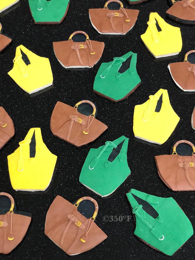 Ralph Lauren bag cookies for a corporate event