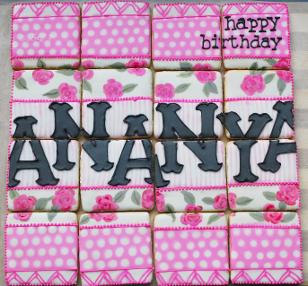 A pretty cookie puzzle gift for a sweet girl who turned 16