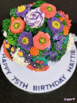 milestone birthday cupcake bouquet