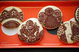 Cookies to grace henna ceremony - a perfect snack for the perfect bride!