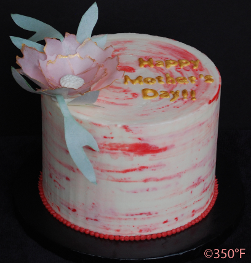 A floral mother's day cake to show Mom how much you love and respect her