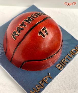 basketball birthday cake