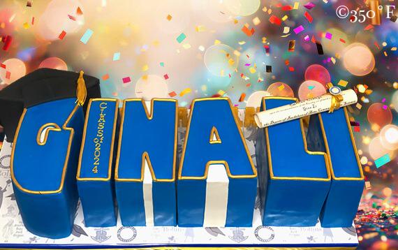 graduation cake or name cake