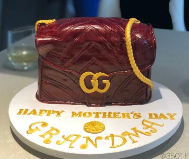 Gucci themed birthday cake for Tony. His Mom wanted to come in town & not  only surprise him by being here, but with a cake too 🥳🎂 I got to…