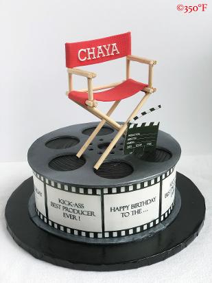 Film producer birthday cake